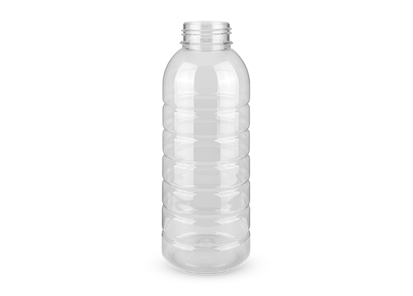 Bottle 1000ml in PET, neck 42mm, natural color